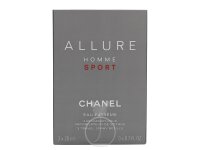 Chanel Allure Homme Sport Eau Extreme Eau de Parfum Twist and Spray 3 x 20 ml ohne Zerstäuber