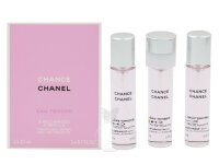 Chanel Chance Eau Tendre Eau de Toilette Twist and Spray 3 x 20 ml ohne Zerstäuber
