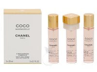 Chanel Coco Mademoiselle Eau de Toilette Twist and Spray 3 x 20 ml ohne Zerstäuber