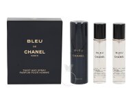Chanel Bleu de Chanel Parfum Twist and Spray 3 x 20 ml mit Zerstäuber